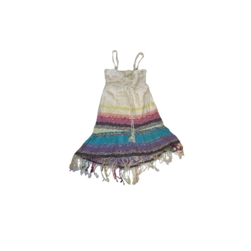 Billabong Boho Striped Cotton Dress - Women’s Size Small